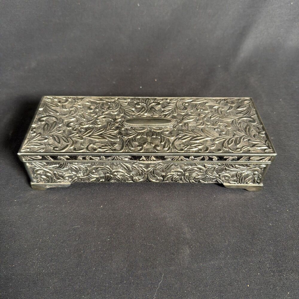 Godinger silver-plated jewelry box